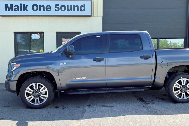Toyota 2021 Tundra with professional window tint in North Bay